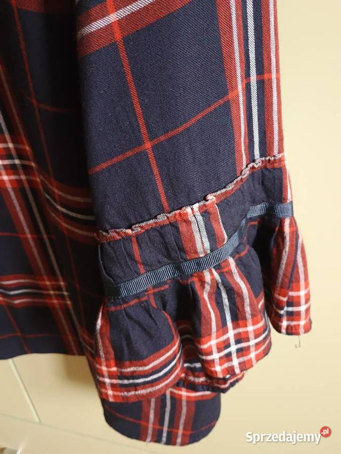 Bawełniana bluzeczka w kratkę lubuskie Bytom Odrzański