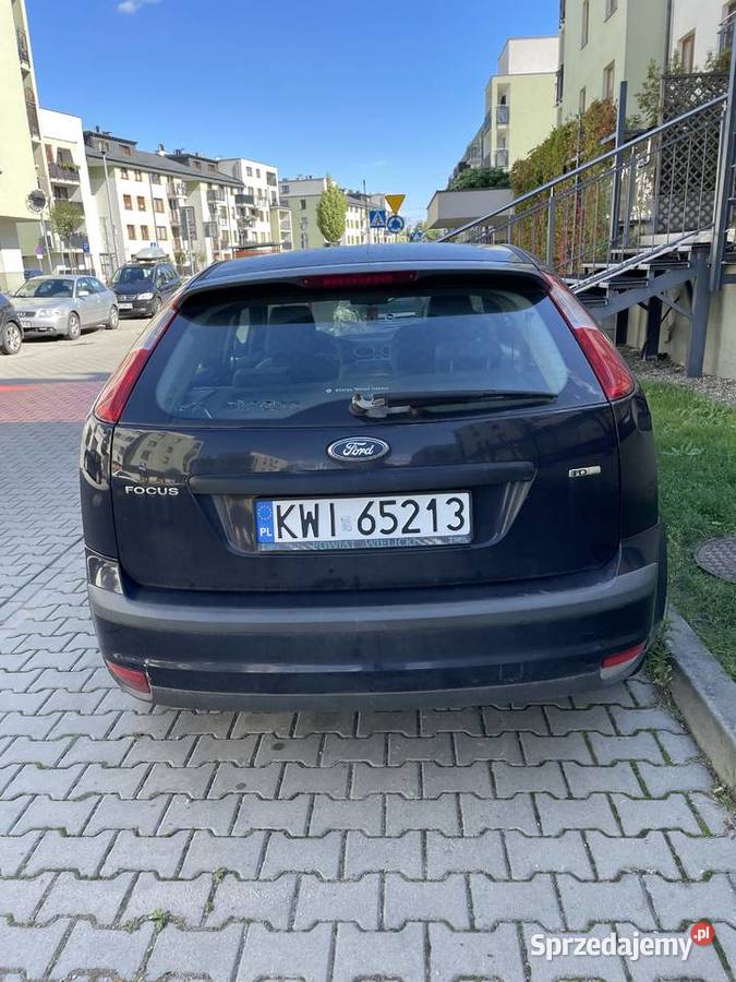 Ford Focus Mk2 2006 16 TDCi 90 bez DPF Rok produkcji 2016 Kraków