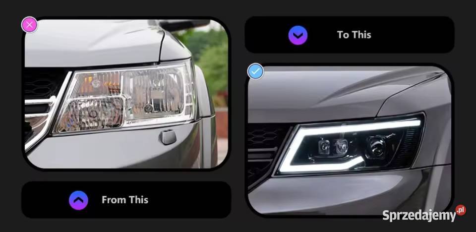 NOWE lampy przednie lampa przód Dodge Journey Bełchatów