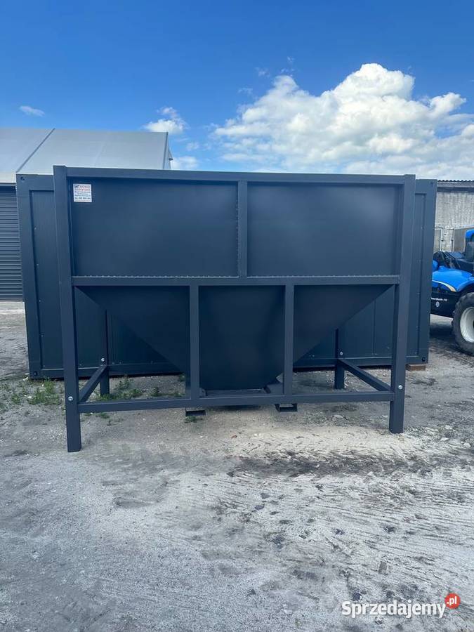 Kosz Kontener zasypowy paczkarka zasobnik 2m3 Niedrzew Pierwszy