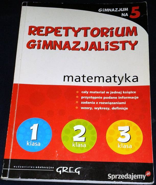 Repetytorium gimnazjalisty Matematyka Marta