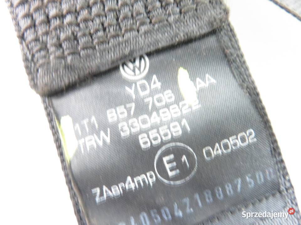 PAS BEZPIECZENSTWA PRAWY PRZÓD TOURAN