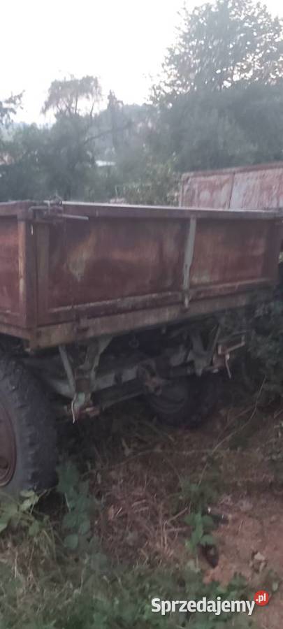 Przyczepa wywrotka Sanok d44 zapasowy siłownik Jawor