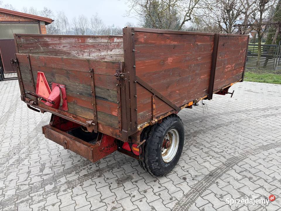 Przyczepa wywrotka jednoosiowa duńska Dawidy sprzedam