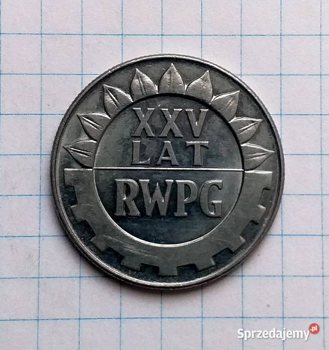 20 ZŁOTYCH 1974 POLSKA XXV LAT RWPG Numizmatyka lubelskie Piszczac