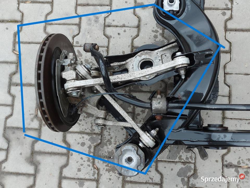 Mercedes EQC 400 W293 ZAWIESZENIE LEWE TYŁ TYLNE