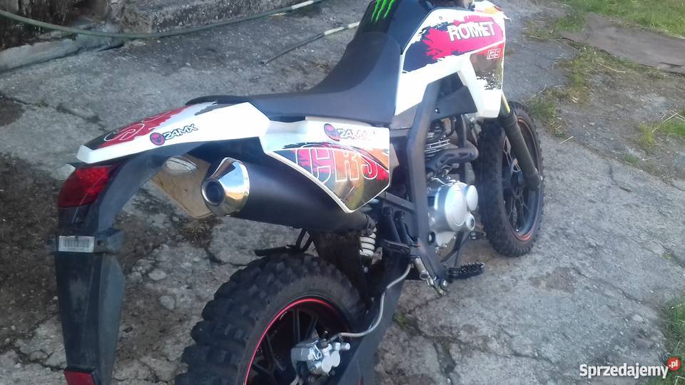 Sprzedam romet crs 125 3000cm3 Motocykle, skutery, quady Dąbrówka Wielkopolska