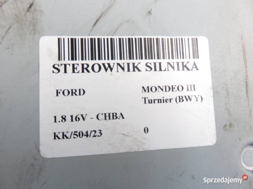 STEROWNIK FORD MONDEO III 18 16V 1S7F12A650KE sprzedam