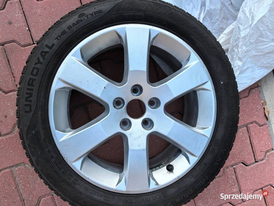 Felgi 17opony zimowe 21555 Peugeot Citron mazowieckie Warszawa