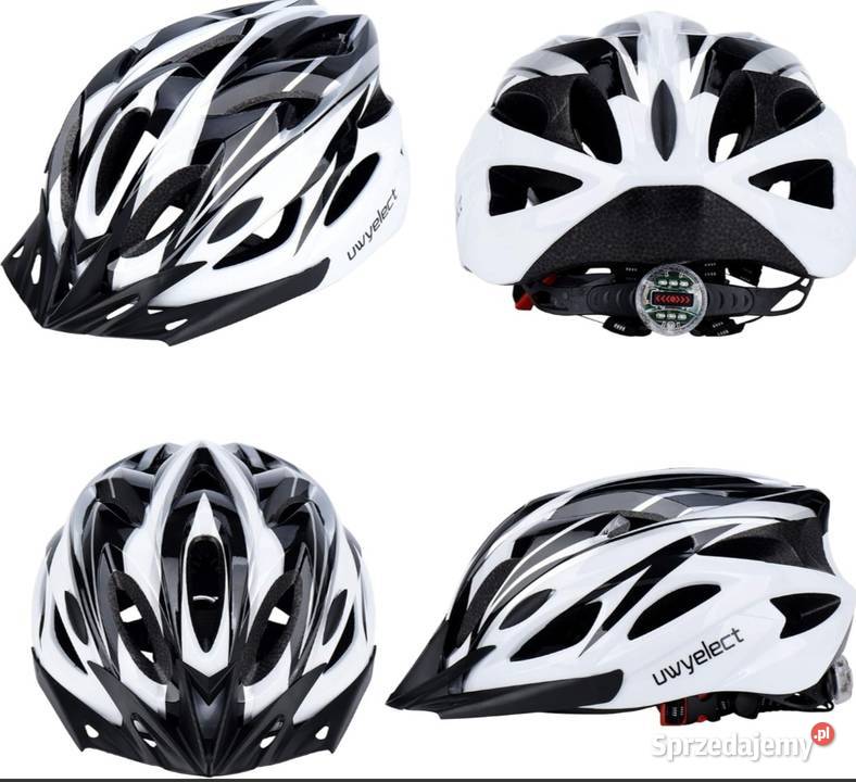 Kask Rowerowy Uwyelect z Lampką LED Ostrowiec Świętokrzyski