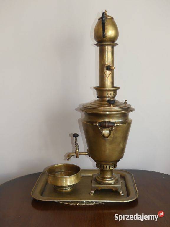 Dekoracyjny samowar braci Woroncow Tuła XIX wiek Poznań
