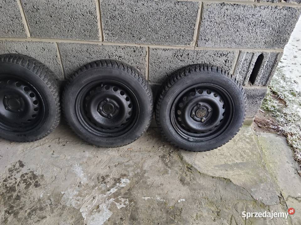 Koła stalowe Opel 4x100 13 ET49 z oponami Brzeziny