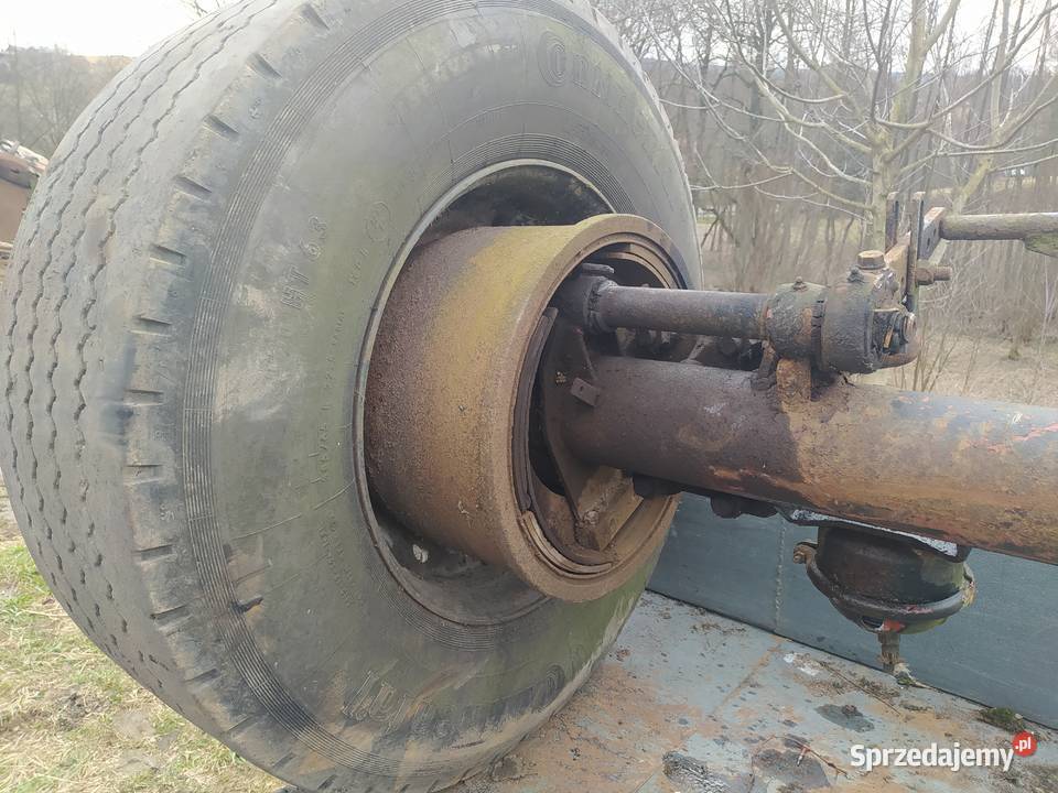 Sprzedam oś naczepy przyczepy hamulec z kołami Tworkowa
