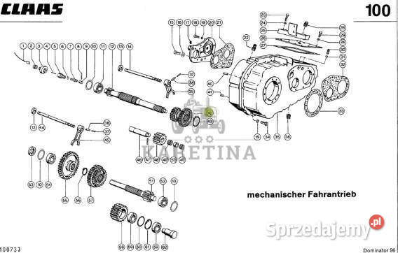 Claas Dominator 96 Skrzynia Biegów 0006094651 00 Jastrzębniki