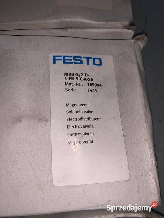 Festo MDH 5 2 D 1 FR S C A SA 185994 Warszawa