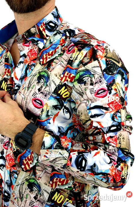 DANIEL BESSI Koszula Męska Fb072 Moda GAZETA Odzież codzienna Ostrów Wielkopolski sprzedam