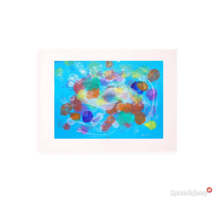 abstrakcja rysunekładna dekoracja abstrakcyjny wielokolorowy Bydgoszcz sprzedam