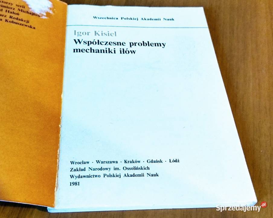 Współczesne problemy mechaniki iłów Igor Kisiel Gdańsk