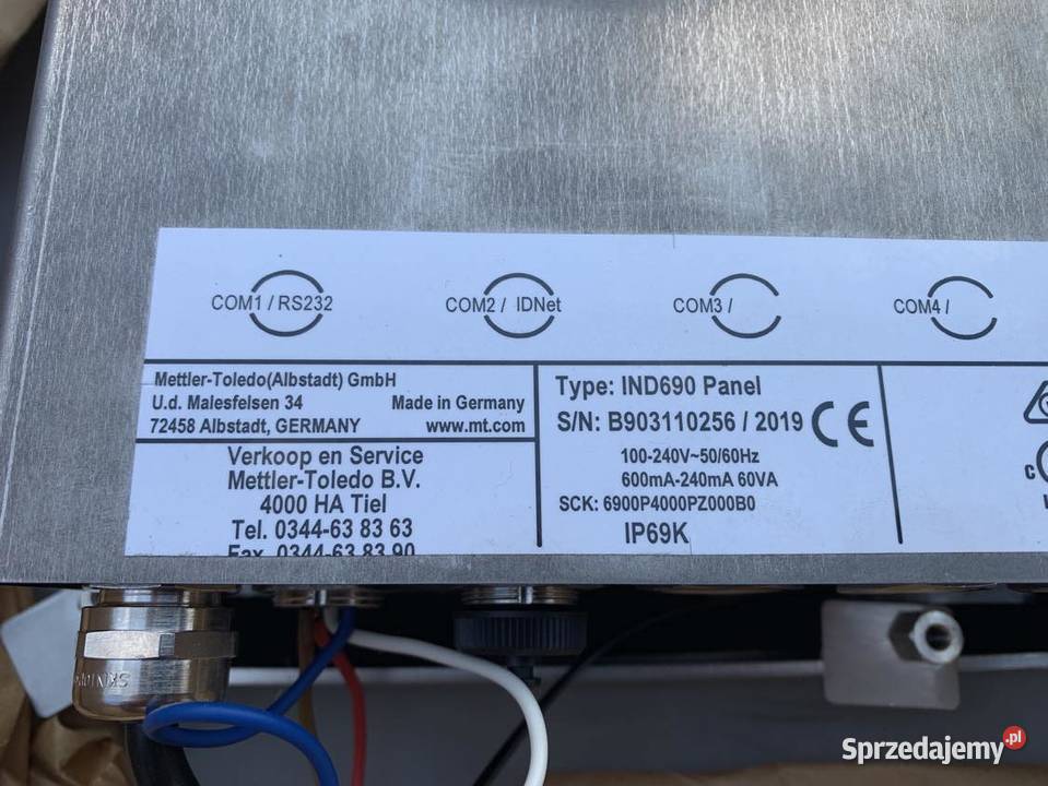 Mettler Toledo IND690 Panel 6900P4000PZ000B0 Warszawa