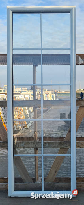 OKNA KacprzaK Witryna 81X220 FIX Używany PCV Budowa Siedlce