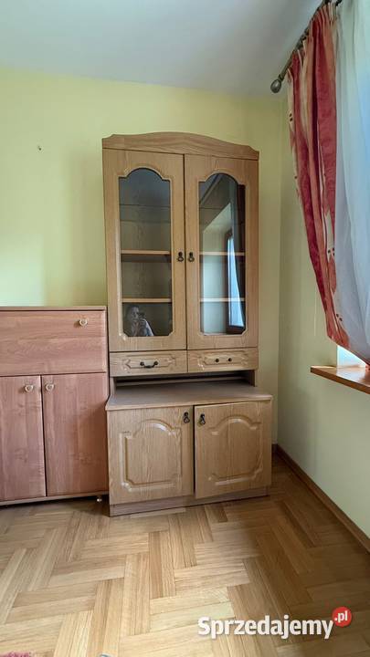 Witryna z komodą kredens w kolorze dąb 90x50x153 Konstancin-Jeziorna