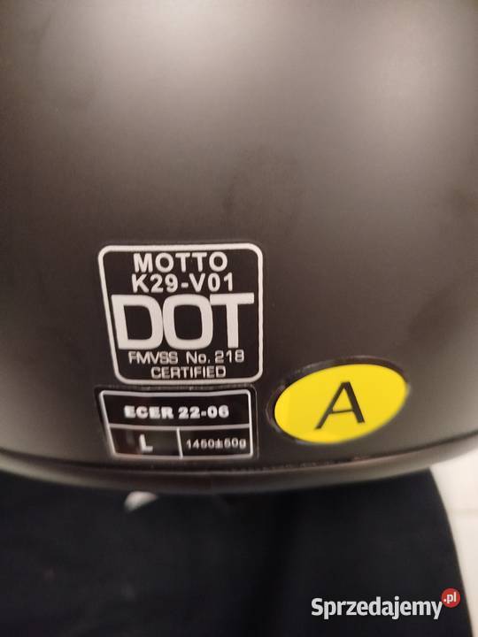 Kask motocyklowy w stylu vintageold Scholl Końskie