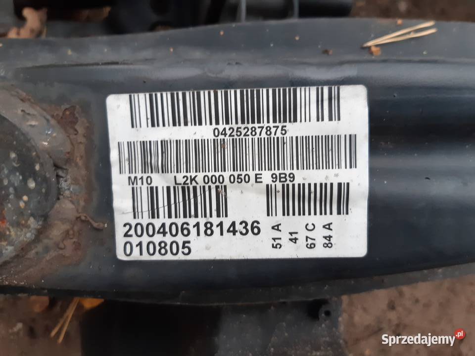 Caddy 2K 20 TDI Wzmocnienie czołowe Pas przedni Rok produkcji 2006 Pasy przednie i tylne Mińsk Mazowiecki