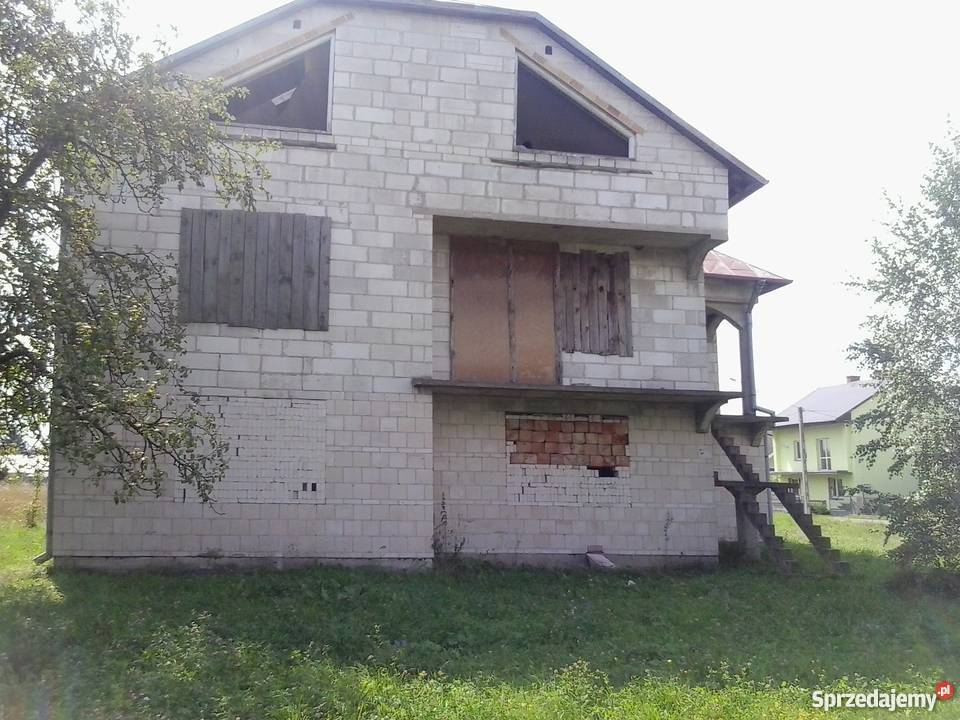 Dom Drohiczyn surowy otwarty Drohiczyn