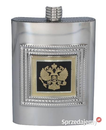 Srebrna Piersiówka Gentelo 8 OZ ze Stal