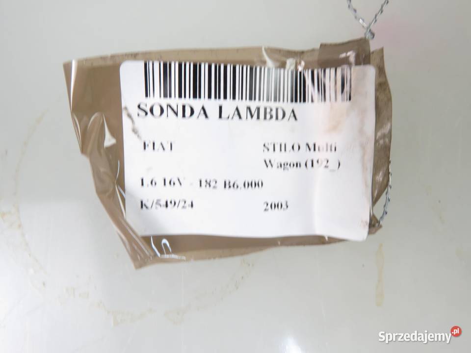SONDA LAMBDA FIAT STILO 16 16V OZA659EE31