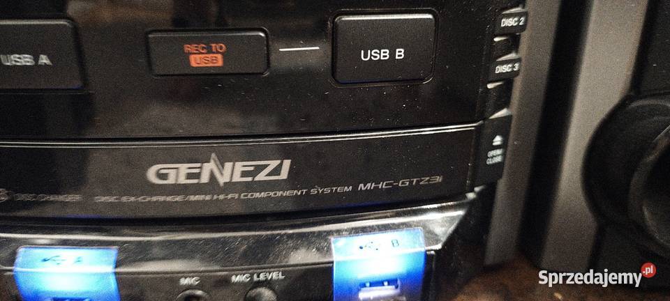 Wieża SONY GENEZI MHC GTZ3i sprzedam