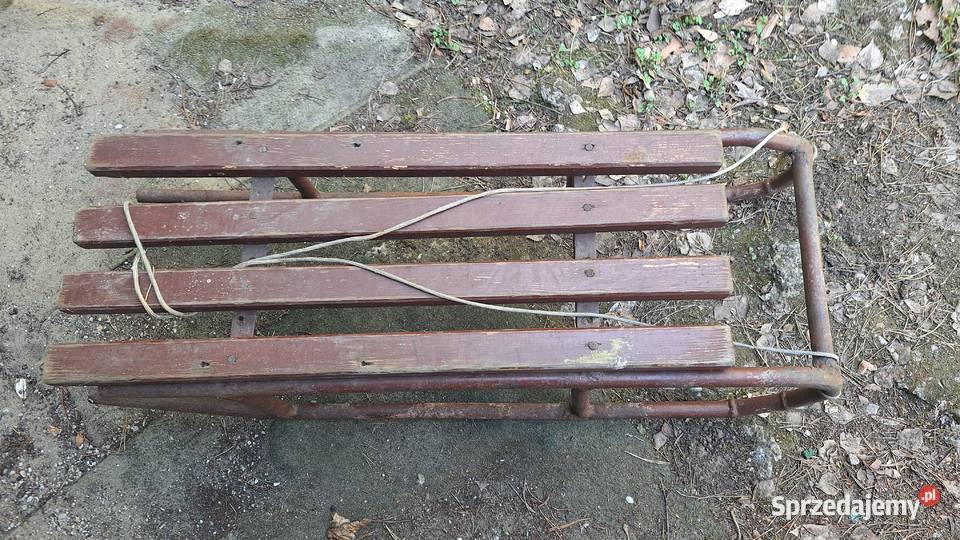 Stare sanki masywne dekoracja ogrodu Legionowo sprzedam