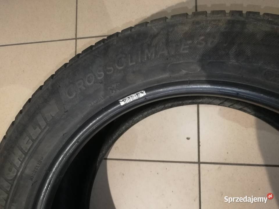 opony całoroczne 22555r18 michelin crossclimate sprzedam