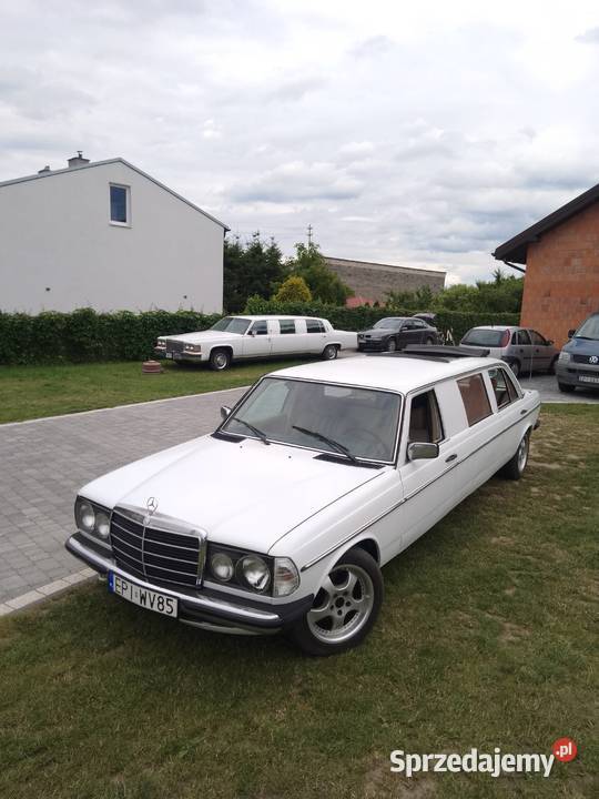 Mercedes long Pullman 123 limuzyna nieuszkodzony Wola Krzysztoporska