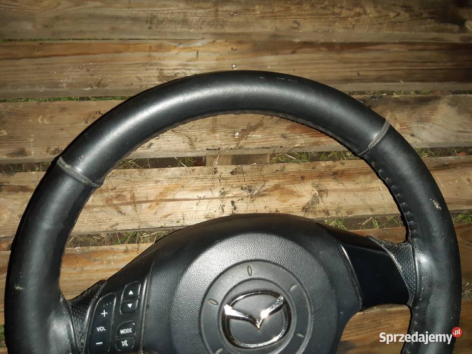 Mazda 3 Kierownica skórą skorzana Rok produkcji 2006 Mińsk Mazowiecki