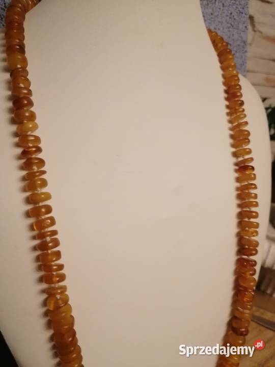 Naszyjnik Bursztyn 52gr Rękodzieło Białystok