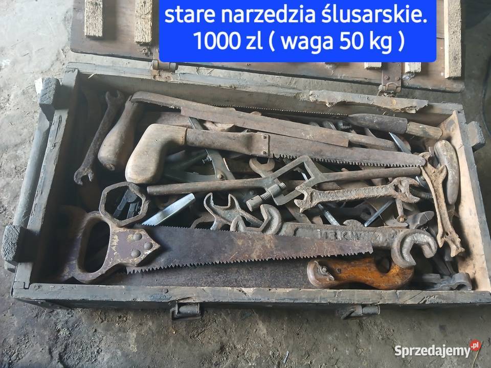 Stare narzędzia ślusarskie 50 sprzedam