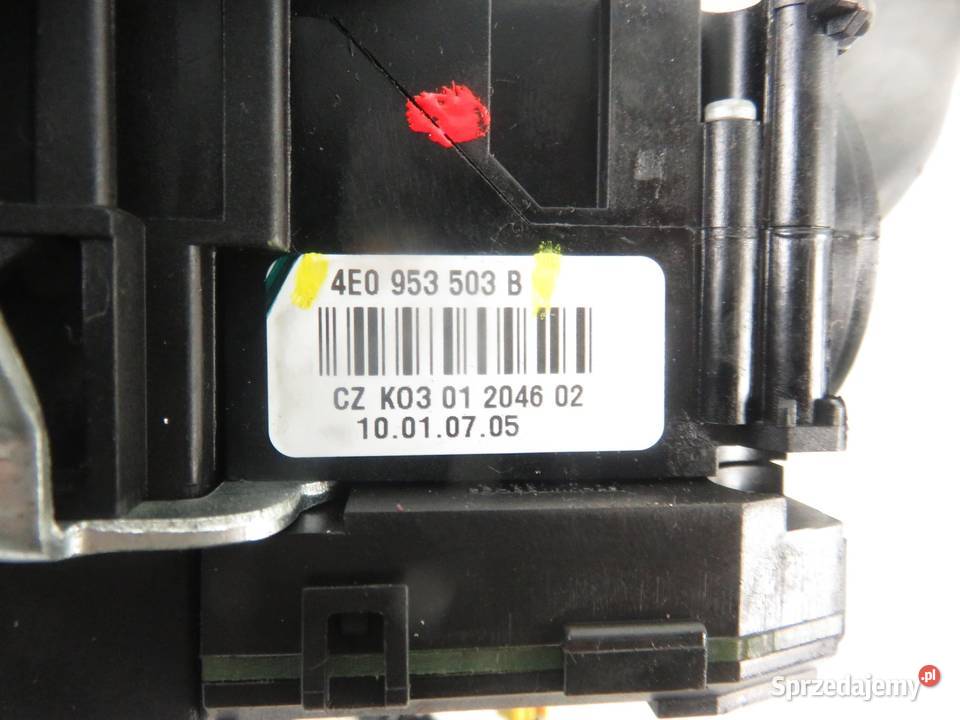 PRZEŁĄCZNIK ZESPOLONY AUDI A6 C6 4F0953549A osobowe Motoryzacja