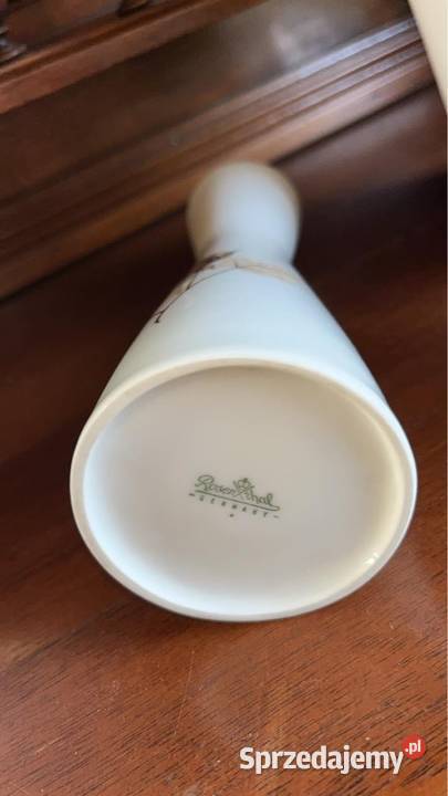 Wazon Rosenthal Germany Schattenrose Form 2000 Porcelana i szkło