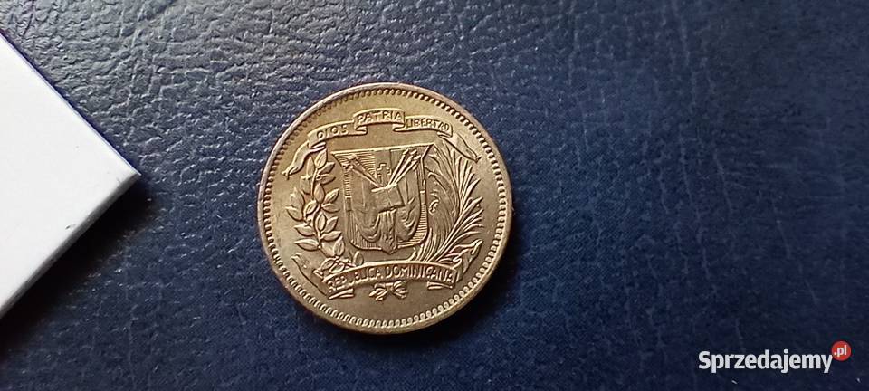 Stare monety 10 cent 1967 Dominikana Lesko
