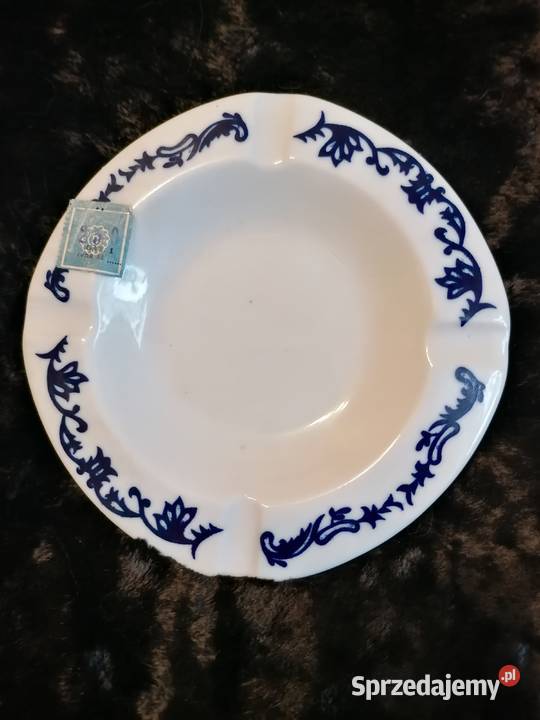 Bogucice porcelanowa popielniczka z oryginalną Sosnowiec