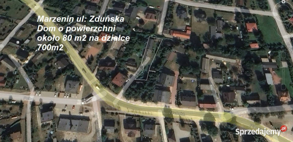 Ogłoszenie dom wolnostojący Marzenin 80m2