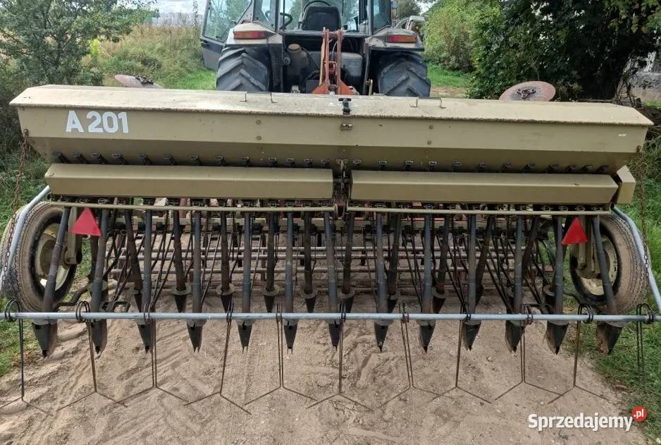 Siewnik Saxonia 3 metry na skrzyni olejowej Siewniki i sadzarki podlaskie Jaświłki