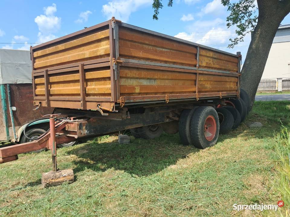 Przyczepa jednoosiowa Nowa zabudowa nieuszkodzony Jeżów