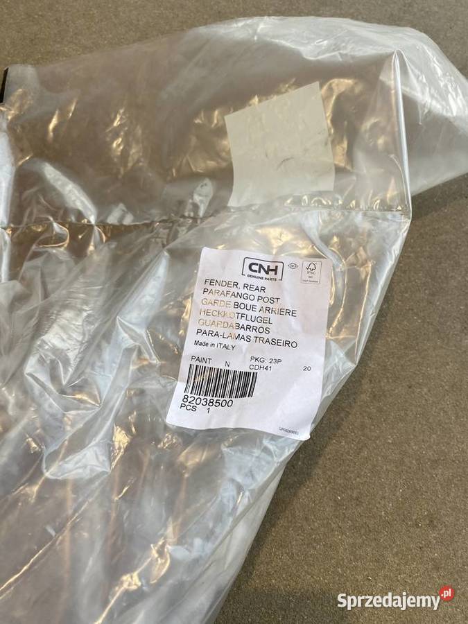 Element błotnika tylnego prawy Case NH Steyr