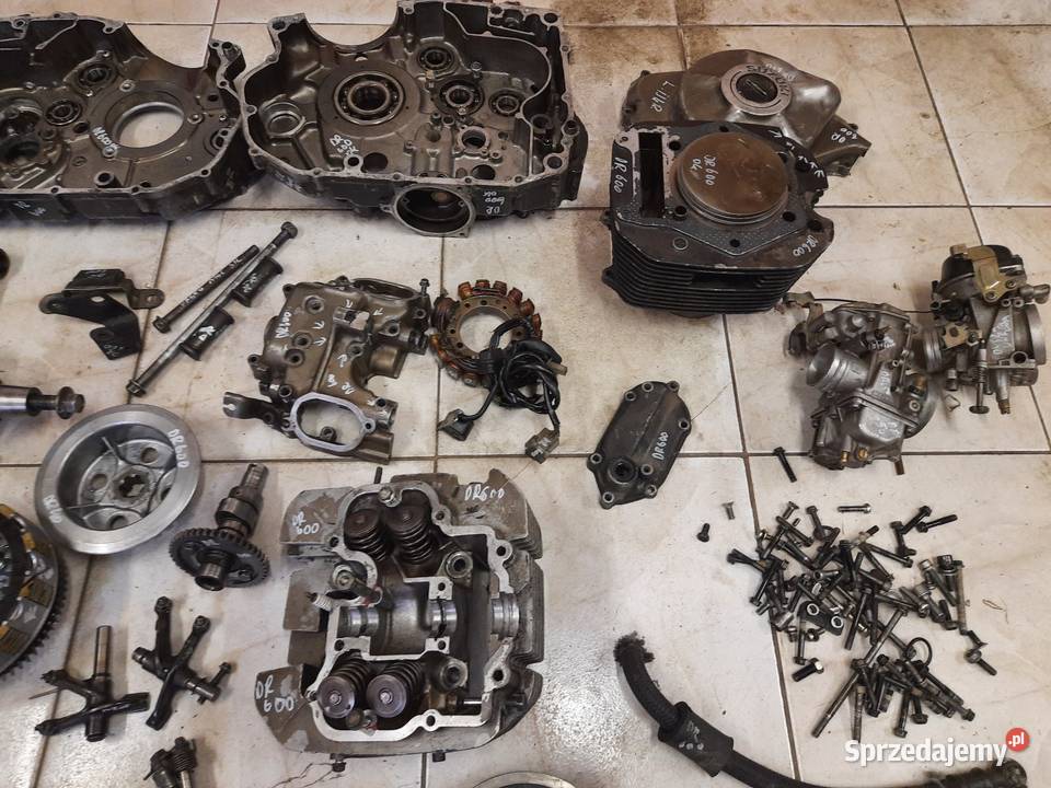 Suzuki DR 600 silnik części wał głowica cylinder Jelenia Góra