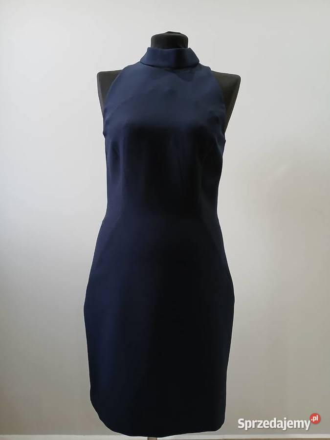 Elegancka granatowa sukienka rozmiar s HM Kielce