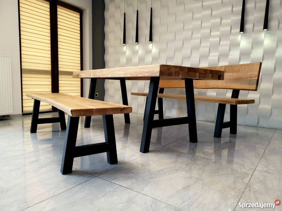 Meble dębowestół ławka meble do salonu