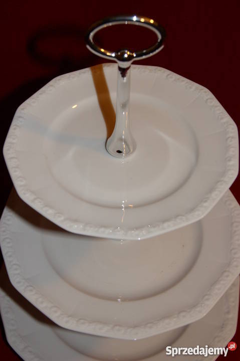 Etażerka Rosenthal Biała Maria 3 poziomowa Antyki, Sztuka, Kolekcje Szczecin