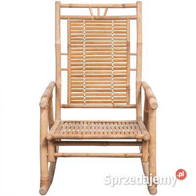 vidaXL Fotel bujany z poduszką bambusowy3063904 Warszawa